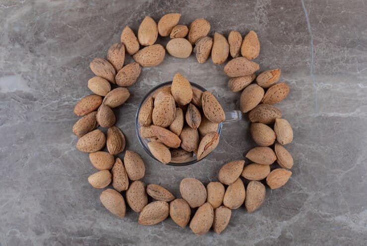 قیمت خرید بادام درختی با پوست با فروش عمده